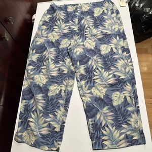 CHARTER CLUB- BLUE FLORAL SHORTS/PANTS